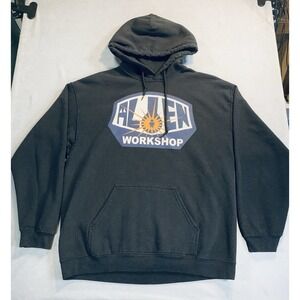 Alien Workshop Skateboard Mens Hoodie Skate Black Sz M\L Y2k Vintage